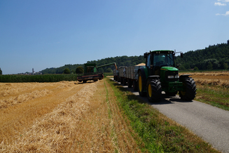 Hirt Agro, Andelfingen - Weizenernte