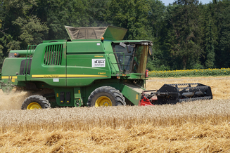 Hirt Agro, Andelfingen - Weizenernte